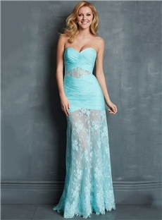 Boutique Mermaid Embroidery Flor Length Zipper Up Evening Formal Dress