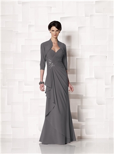 Charming Sweetheart Neck-Line Trumpet/Mermaid Floor-Length Mother Of The Bride Dress 