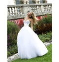 Boutique A Line Sweetheart Beading Floor Length Wedding Dress