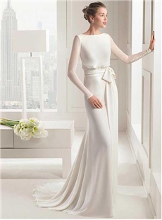 Luxury A Line Sleeveless Button Belt Floor Length Wedding Dress