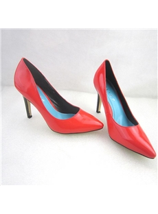 Boutique Red Stiletto Heels Beak Prom Shoes