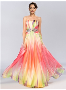 Elegant Sweetheart A Line Floor Length Summer Dress