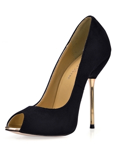 Elegant Stiletto Heels Peep Toe Prom Evening Shoes