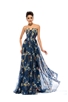 Cool A Line Strapless Printing Summer Dress