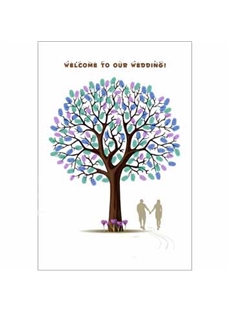 Hand In Hand Wedding Thumbprint Tree Guest Signature Frames