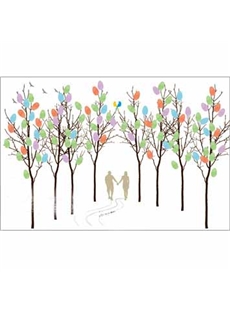 Hand In Hand Wedding Thumbprint Tree Guest Signature Frames