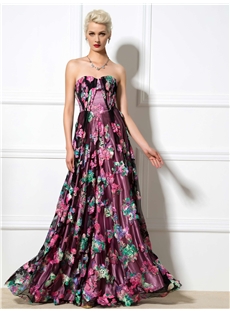 Amazing Sweetheart A Line Appliques Lace Zipper Up Printing Summer Dress