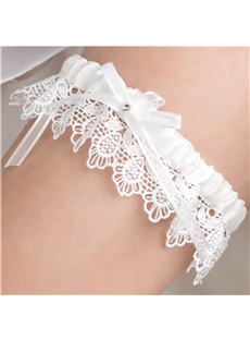 Eye Catching Bowknot Lace Wedding Garter