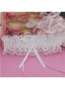 Dazzling European Style Bowknot Lace Wedding Garter
