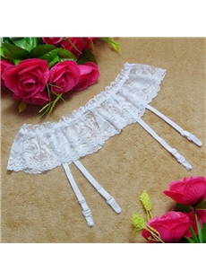 Loveable Transparent Lace Adjustable Wedding Garter