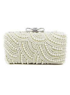 Spectacular Pearls Wedding Handbag