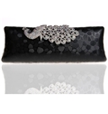 Luxurious Rectangle Pu Peafowl Wedding Handbag