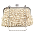 Pearls Silk Wedding Handbag