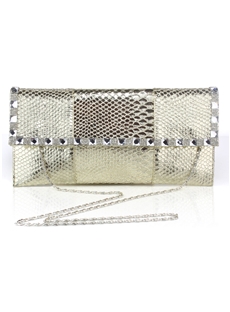Rectangle Austrian Diamond Pu Wedding Handbag