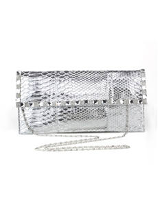Rectangle Austrian Diamond Pu Wedding Handbag