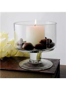 Nice Creative Glass Cup Candle Holder Include Candle