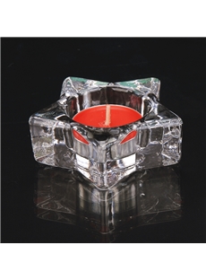Nice Star Shaped Glass Candle Holder
