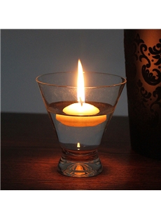 Nice Infundibulate Glass Candle Holder