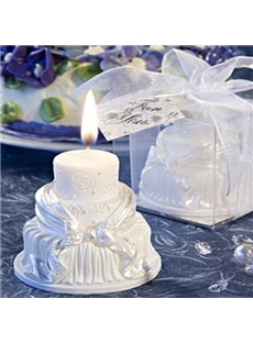 White Cake Candle